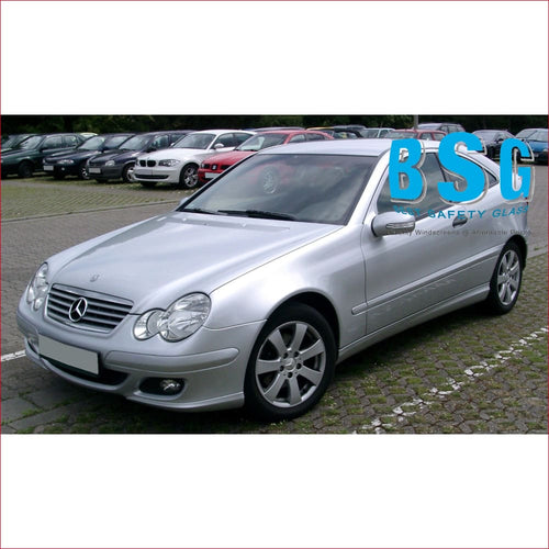 Mercedes-Benz C Class Coupe Rain & Light Sensor Artwork 01-04 Windscreen - Windscreen