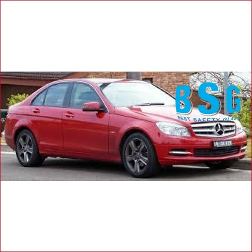 Mercedes-Benz C Class W204 Rain Sensor & 2 Camera (Lane Departure/Night Vision) Artwork & Moulding 07-14 Windscreen - Windscreen