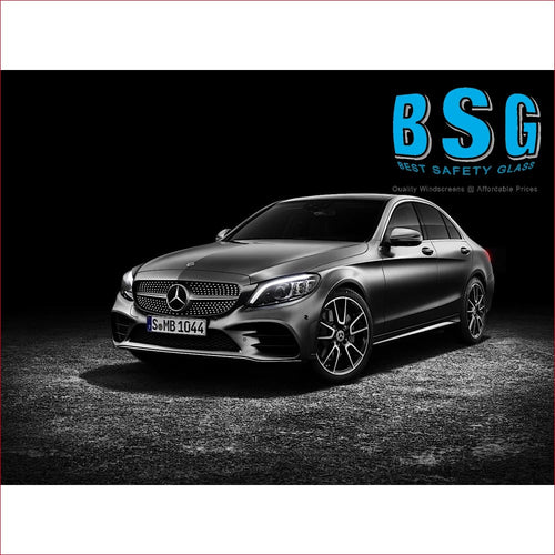 Mercedes-Benz C Class W205 with Opposite Rain Sensor & Camera Artwork 18- Windscreen - Windscreen