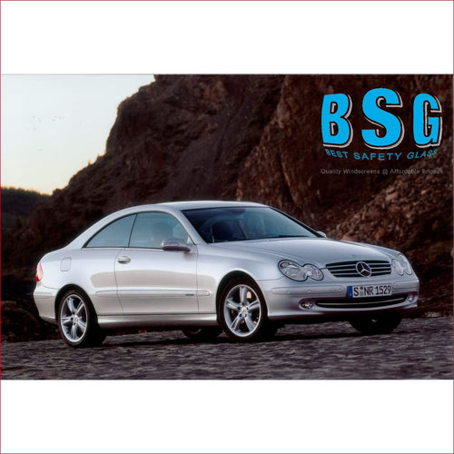 Mercedes-Benz CLK W209 Convertible Rain Sensor Artwork 03-08 Windscreen - Windscreen